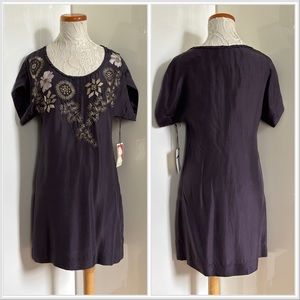 VINTAGE NWT Yoana Baraschi Marrakesh Nights 80's Silk Slip On Dress sz 4